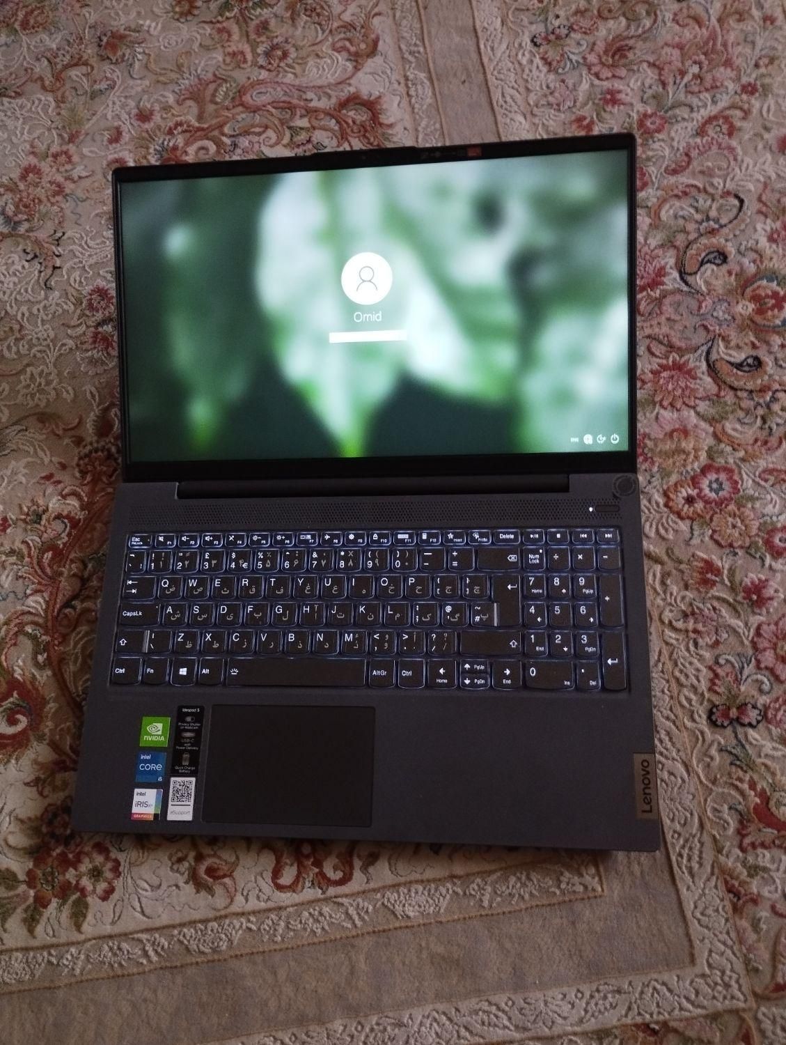 لپتاپ لنوو ideapad 5 درحد نو کم کار به شرط|رایانه همراه|کرج, مهرشهر - فاز ۴|دیوار