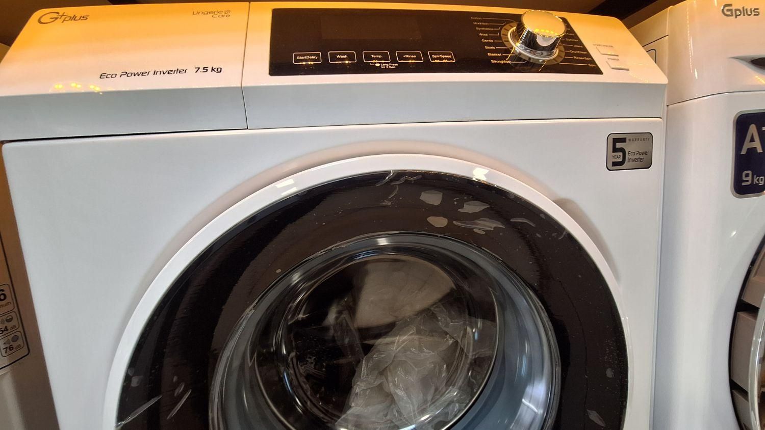 ماشین لباسشویی جی پلاس ۷.۵کیلویی درب فضایی|ماشین لباسشویی و خشک‌کن لباس|تهران, جوادیه تهرانپارس|دیوار