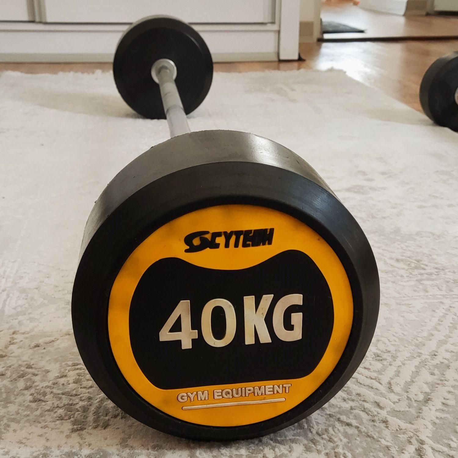 هالتر باربل ۴۰ کیلویی|تجهیزات ورزشی|بندر انزلی, معلم|دیوار