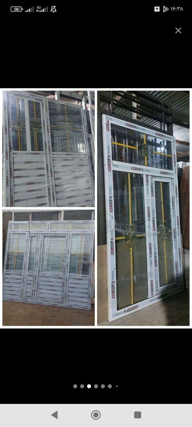 درب و پنجره اماده پی وی سی و UPVCتولید فروش لنجان|مصالح و تجهیزات ساختمان|لنجان, |دیوار