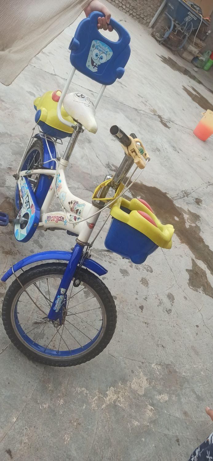 دوچرخه سایز۱۶|دوچرخه، اسکیت، اسکوتر|گنبد کاووس, |دیوار