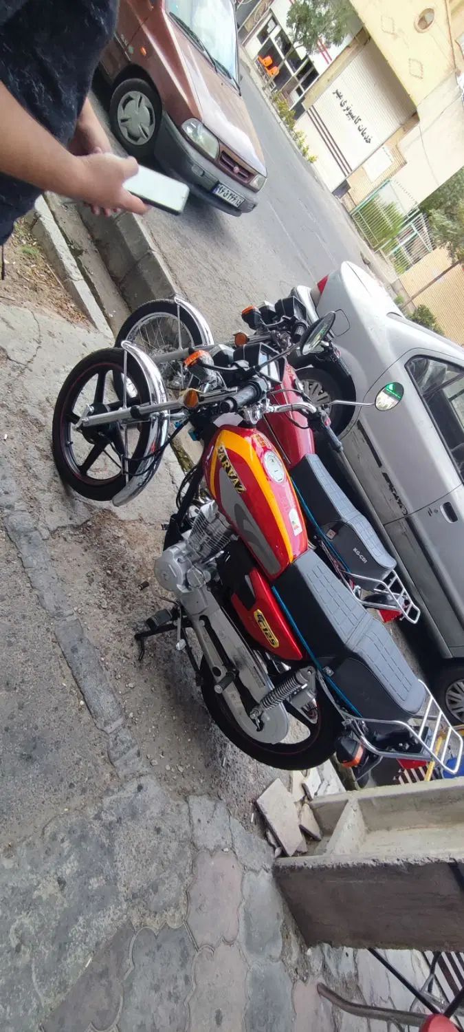 موتور پرواز 125cc مدل402 استارتی5دنده|موتورسیکلت|تبریز, |دیوار