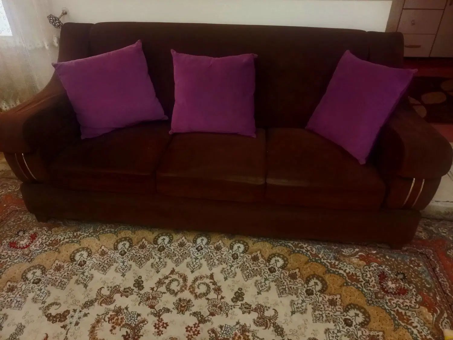 مبلمان ۷نفره باعسلی|مبلمان خانگی و میز عسلی|کرج, حصارک پایین|دیوار