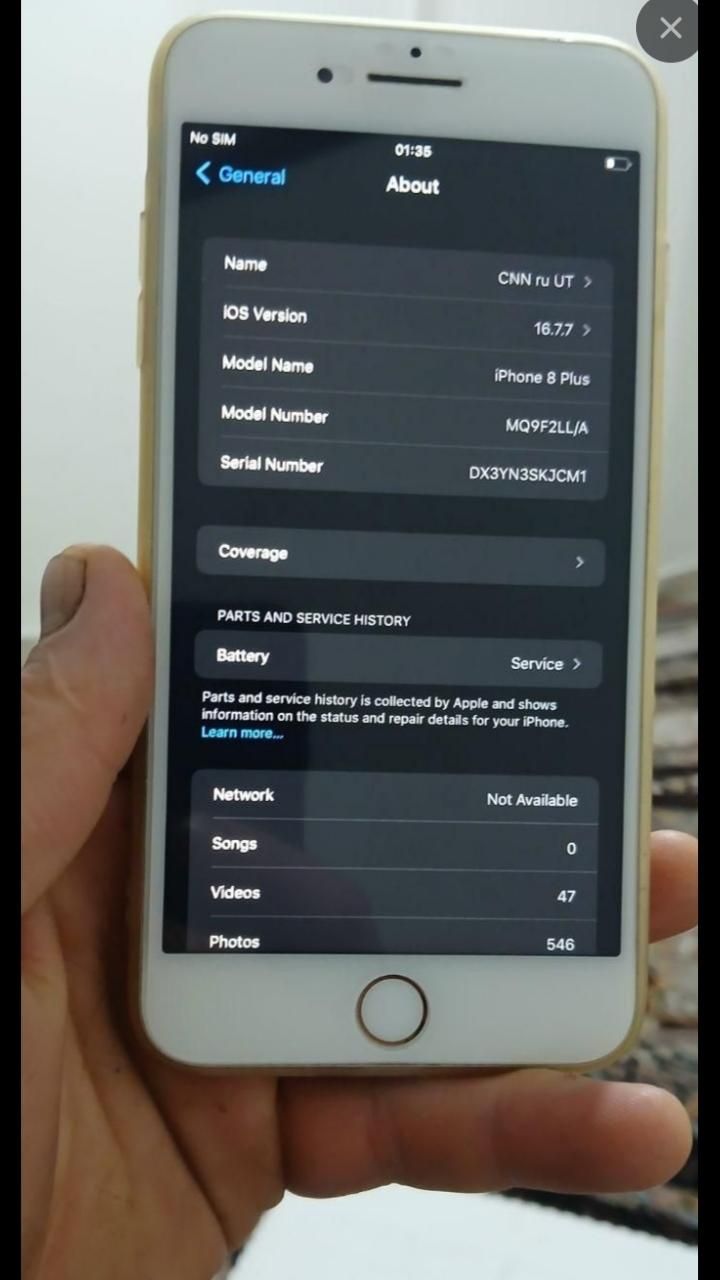 اپل iPhone 8 Plus با حافظهٔ ۶۴ گیگابایت|موبایل|تهران, ابراهیم‌آباد|دیوار