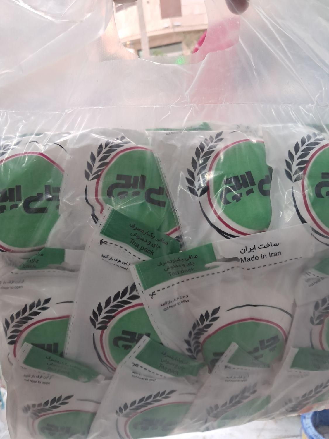 فیلتر چای،کیسه چای،کیسه دمنوش،60عددی،پخش عمده|ظروف نگهدارنده، پلاستیکی، یک‌بارمصرف|قم, حکمت شمالی|دیوار