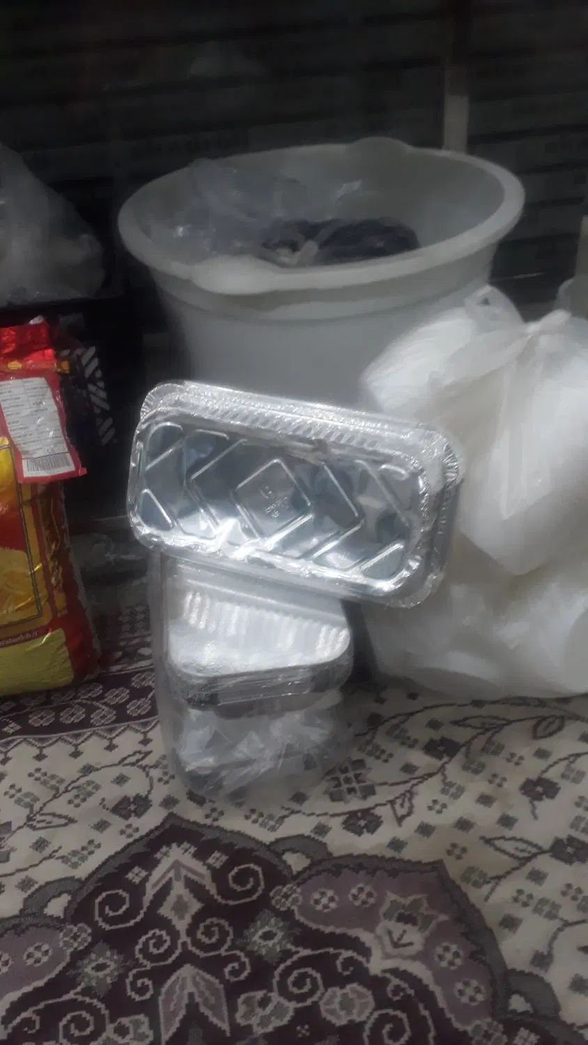 ظروف یک بار مصرف آلمینیومی.ظروف خورشتی رستوران.غذا|ظروف نگهدارنده، پلاستیکی، یک‌بارمصرف|تهران, چهارصد دستگاه|دیوار