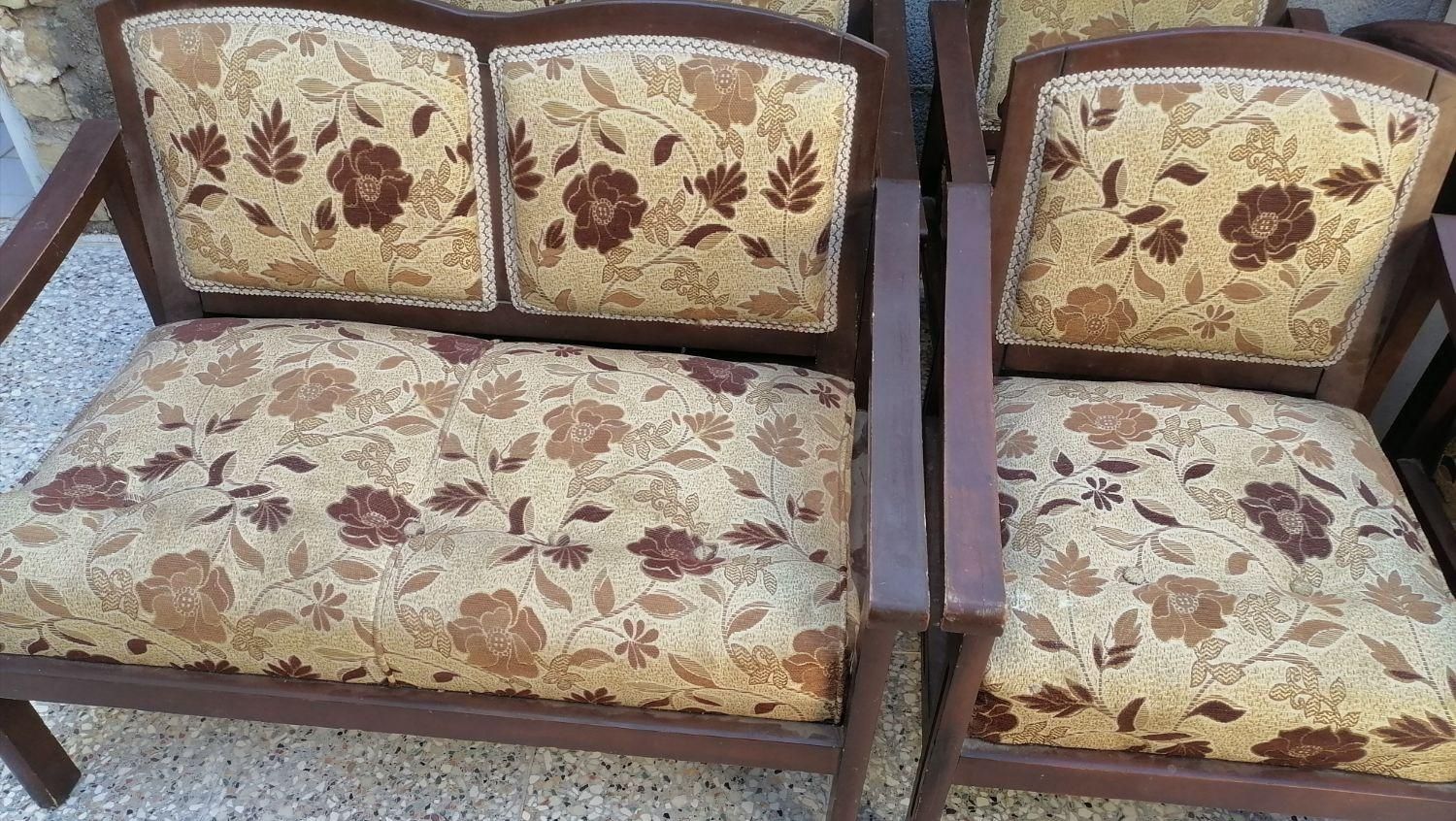 فروش دو سرویس مبل هفت نفره با هم 14 نفره|مبلمان خانگی و میز عسلی|شیراز, رکن‌آباد|دیوار