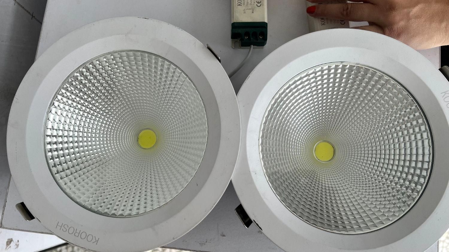 لامپ توکار ۳ عدد با هم ۱.۵۰۰|لامپ و چراغ|بندر انزلی, طالب آباد|دیوار