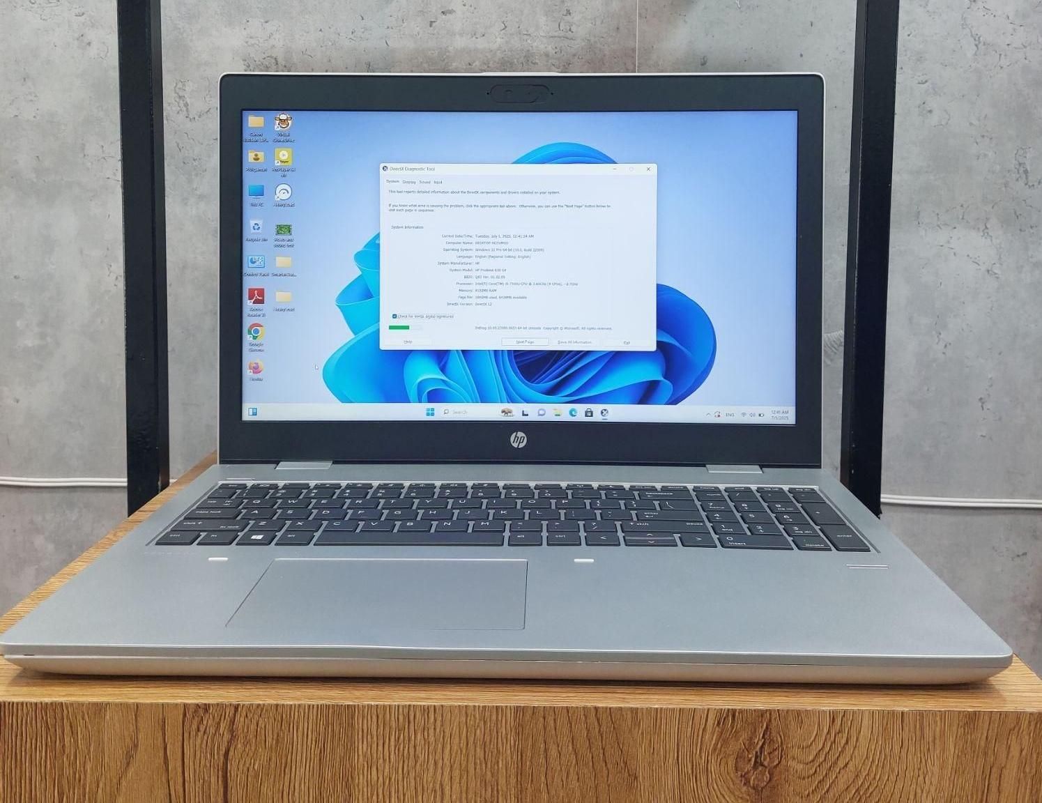 لپ تاپ HP 650 G4 تمیز i5 7300u نسل 7|رایانه همراه|اصفهان, شیخ طوسی|دیوار