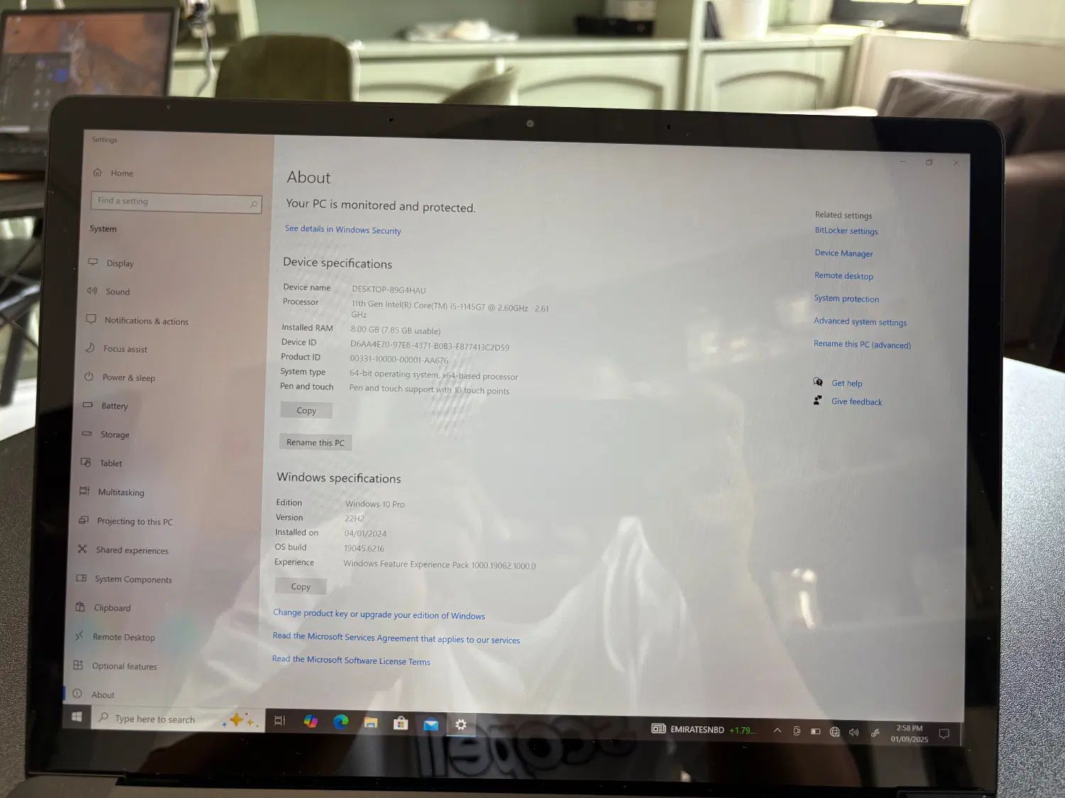 سر فیس لی تاپ ۴ نسل ۱۱/surface labtop core i5 11th|رایانه همراه|مشهد, سجاد شهر|دیوار