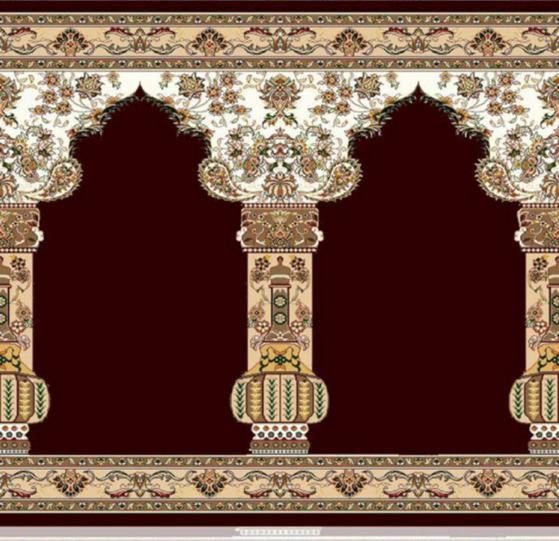 سجاده بدون مهراب وسط رنگبندی زیبا|فرش|ری, شهید غیوری (ابن باویه)|دیوار