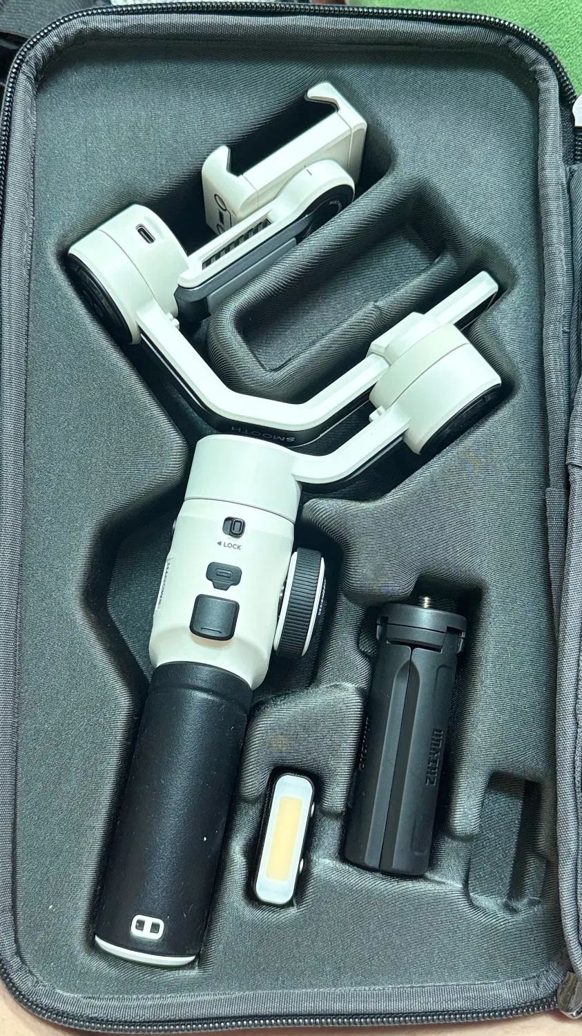 گیمبال موبایل ژیون سفید Zhiyun Smooth 5S Combo|لوازم جانبی موبایل و تبلت|رشت, شهرک شهید مفتح|دیوار