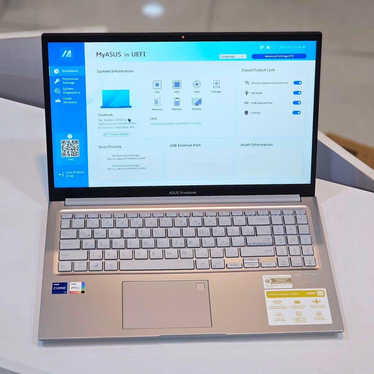 asus vivobook R1504|رایانه همراه|جهرم, |دیوار