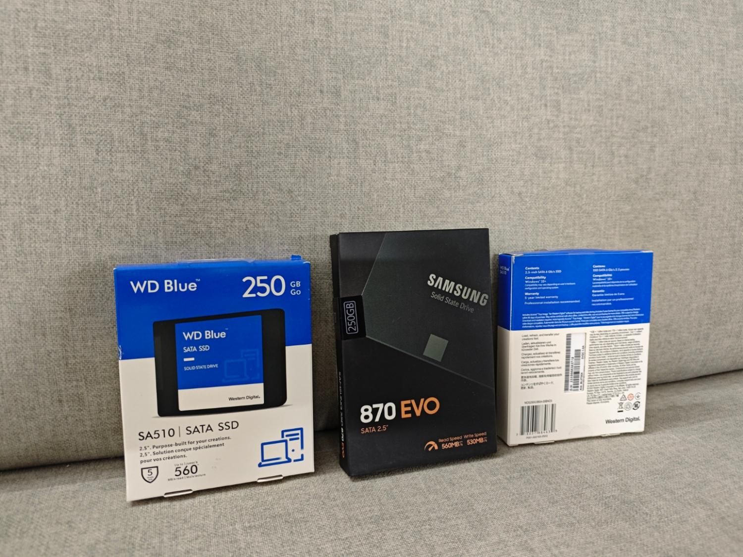 هارد اس اس دی سامسونگ Samsung Evo 870 250GB SSD|قطعات و لوازم جانبی رایانه|کرج, گلشهر|دیوار