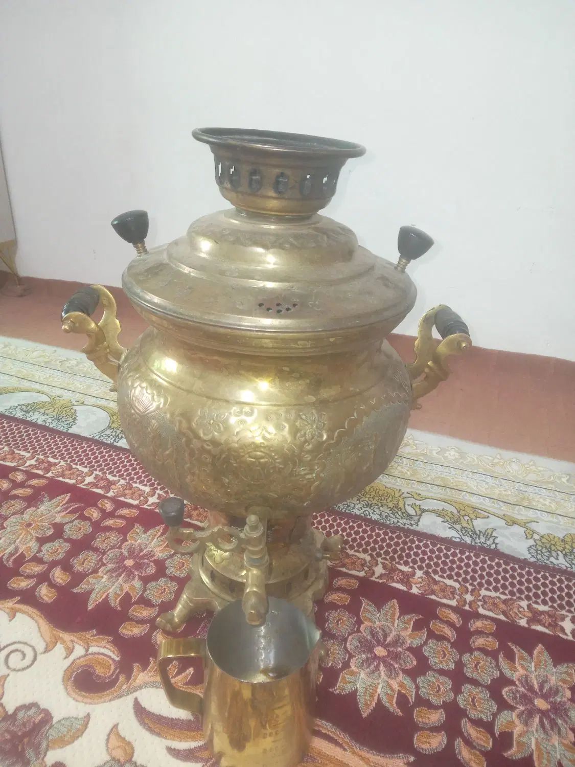 سماوربرنجی‌گازی|کلکسیون اشیاء عتیقه|تهران, ازگل|دیوار