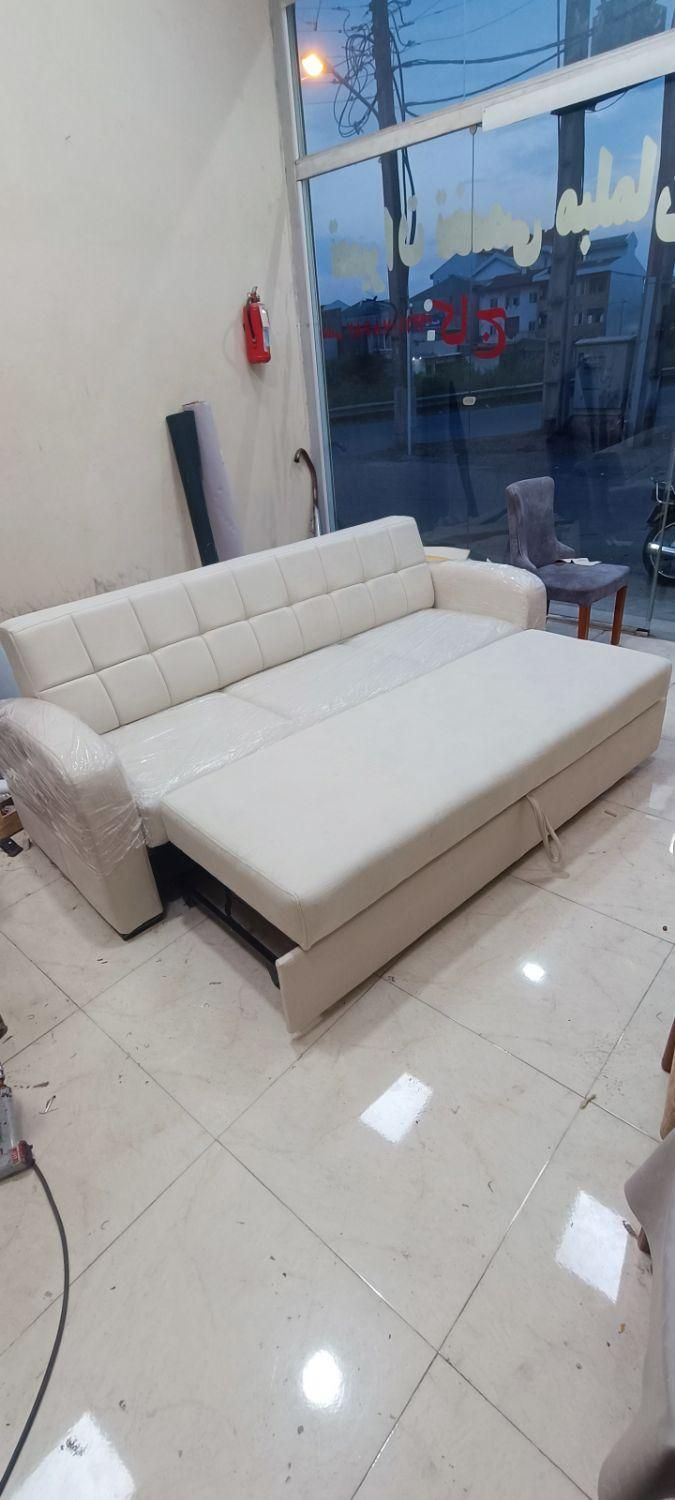 مبل تخت خواب شو ترک|مبلمان خانگی و میز عسلی|رشت, فرزانه|دیوار