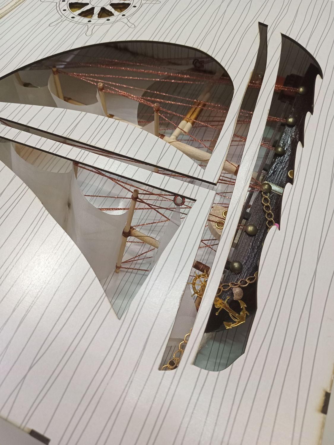 هدیه کادو.ماکت کشتی تزئینی رومیزی|مجسمه، تندیس، ماکت|تهران, بازار|دیوار