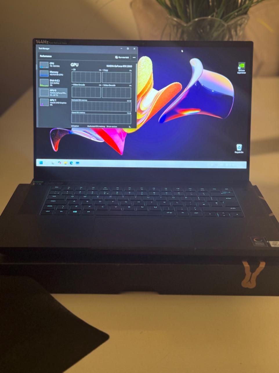 Razer blade 15 2060 max pریزر بلید نو|رایانه همراه|تهران, جنت‌آباد جنوبی|دیوار
