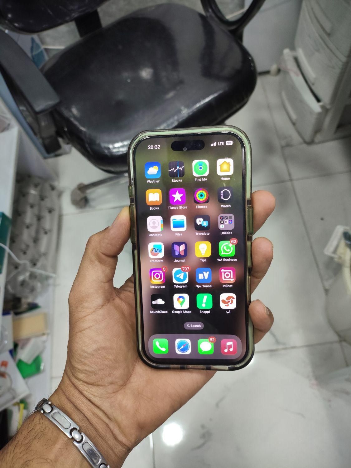 اپل iPhone 16 Pro با حافظهٔ ۱۲۸ گیگابایت|موبایل|امیدیه, |دیوار
