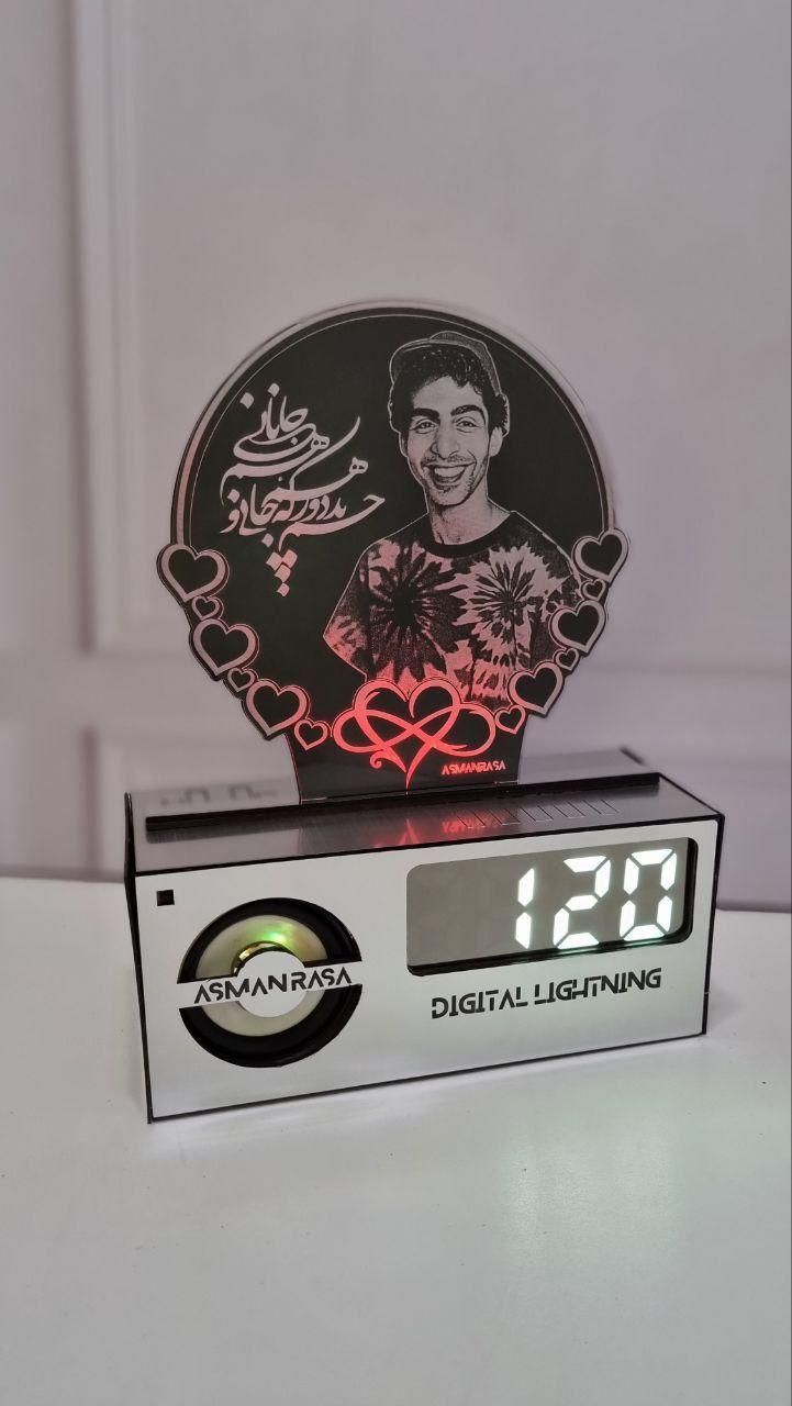 آباژور حک چهره|چراغ خواب و آباژور|آمل, |دیوار