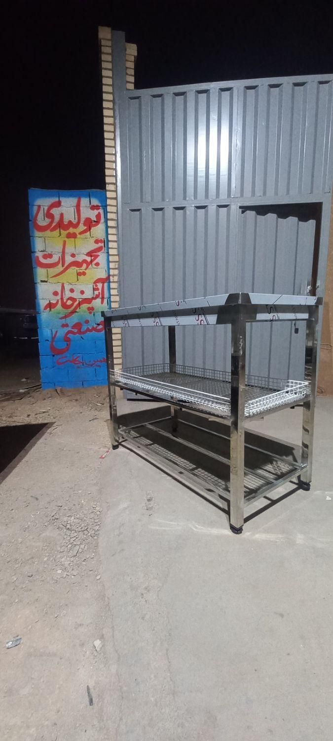 میزکار استیل کانتر گرم گرمخانه سینک وان صنعتی|کافی‌شاپ و رستوران|تهران, یافت آباد جنوبی|دیوار