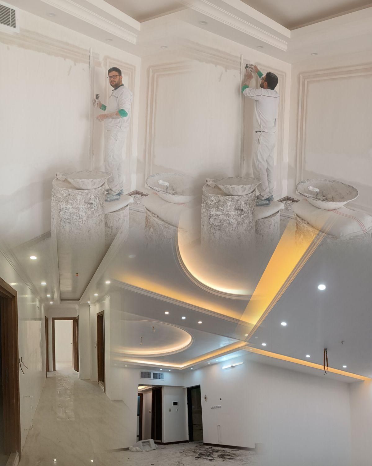 گچکاری لکه گیری ساختمان|خدمات پیشه و مهارت|ورامین, ورامین|دیوار