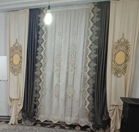 پرده سالم بدون هیچ پارگی|پرده، رانر، رومیزی|شیراز, گلشن|دیوار