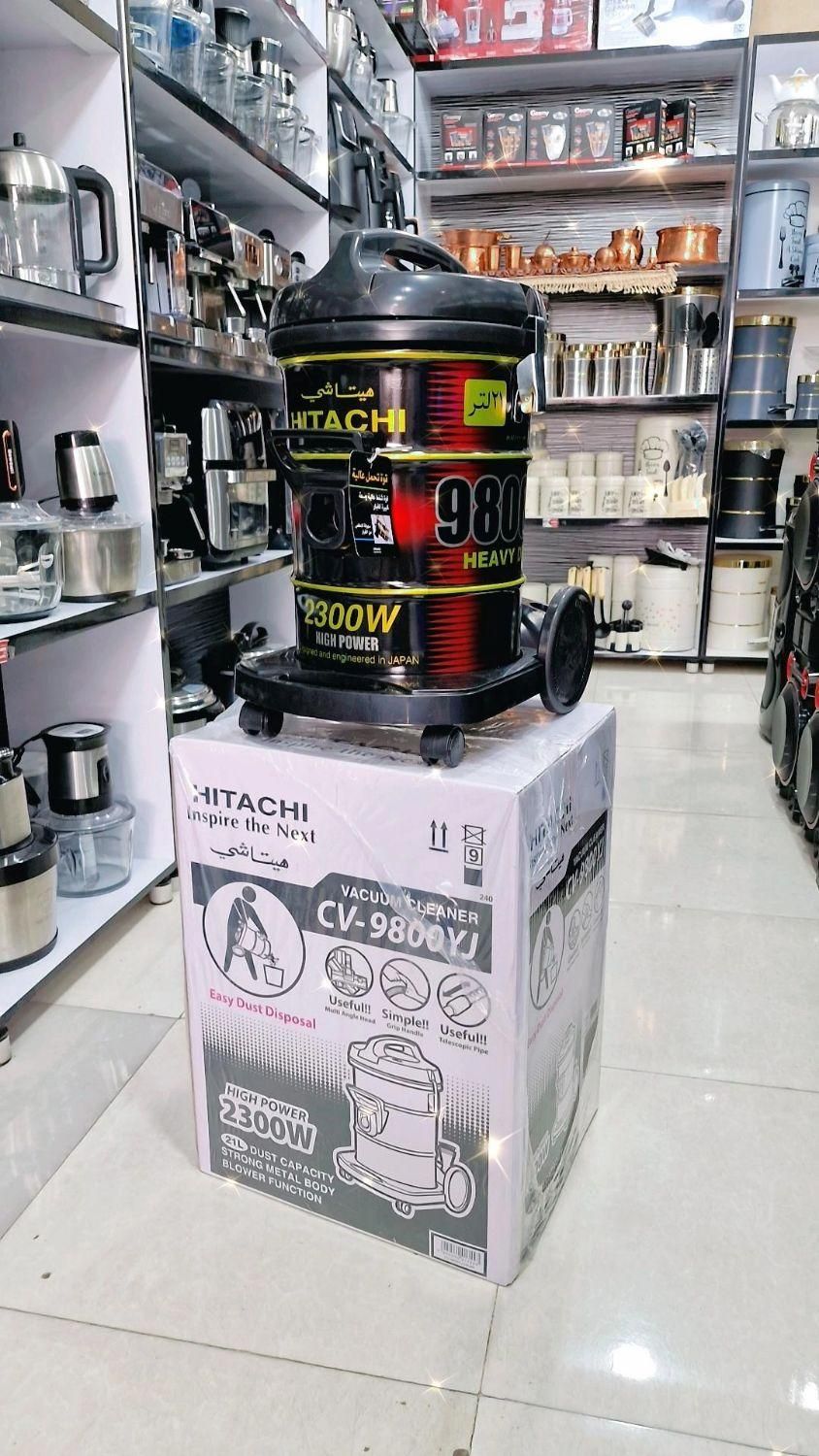 جاروبرقی سطلی هی تاچی اصل ژاپن با 36 ماه گارانتی|جاروبرقی، جارو شارژی، بخارشو|قم, بلوار امین و ساحلی|دیوار