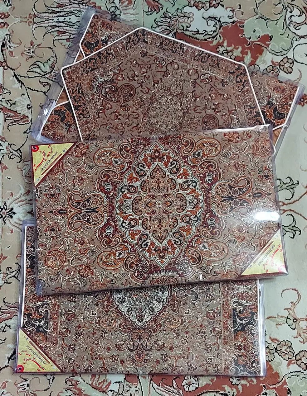 ست رومیزی ۵ تکه ترمه|پرده، رانر، رومیزی|تهران, حکیمیه|دیوار