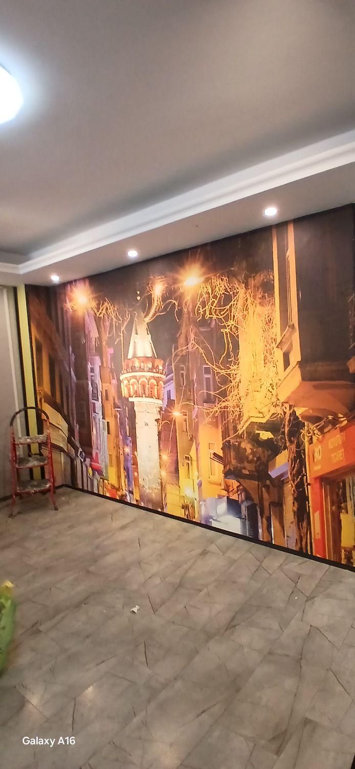 نصاب کاغذ دیواری نصب برچسب کابینت تخصصی|خدمات پیشه و مهارت|کرج, گوهردشت|دیوار