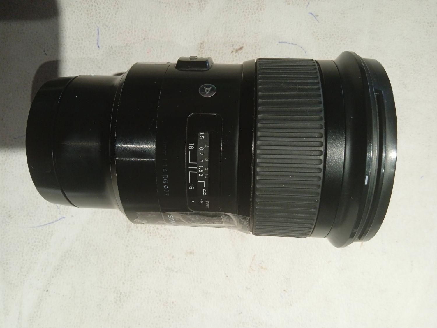 لنز 50mm سیگما ـ سونی f1.4|دوربین عکاسی و فیلم‌برداری|تهران, شهرک ولیعصر|دیوار