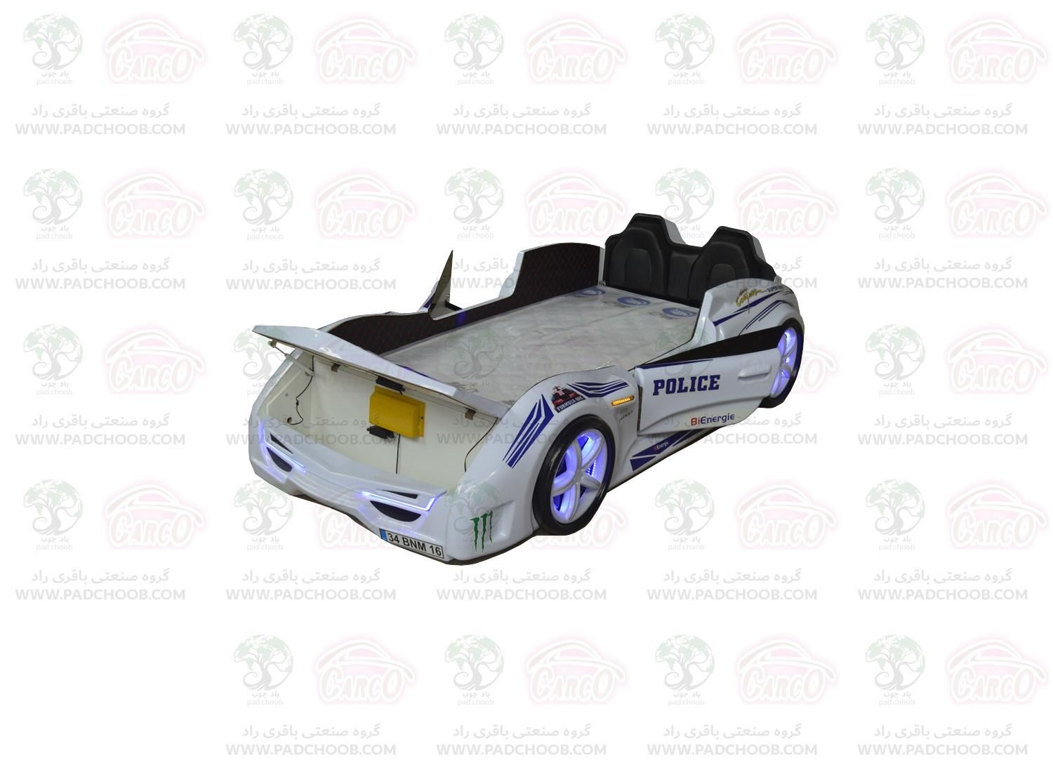 تخت کودک مدل ماشینی پورشه فرمول 1 پادچوب|تخت و سرویس خواب|تهران, آجودانیه|دیوار