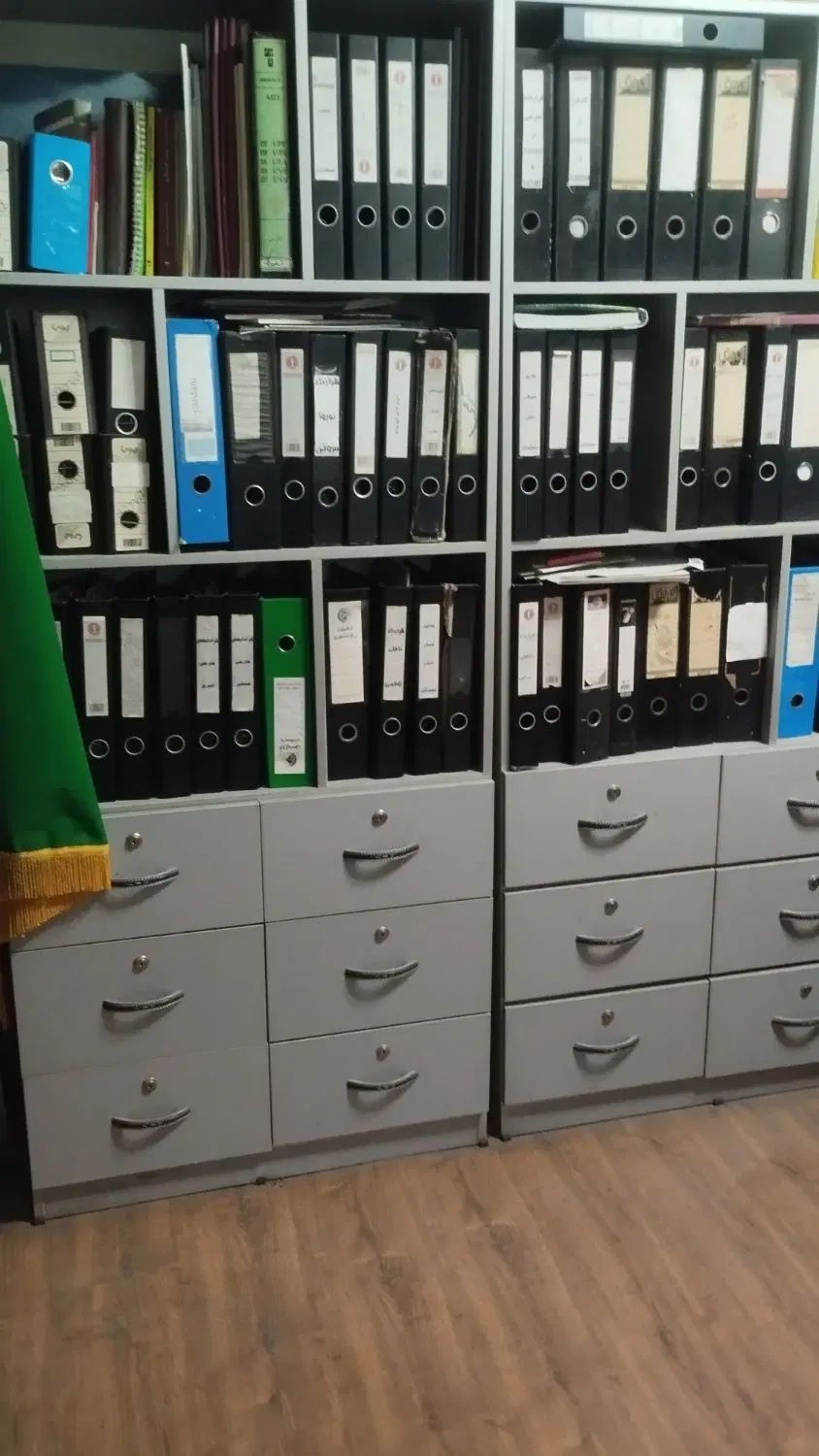 کتابخانه زونکن اداری با فایل کشوی قفل دار و صندلی|مبلمان اداری|تهران, سهروردی|دیوار