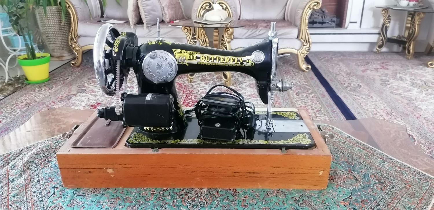 فروش چرخ خیاطی پروانه اصل|چرخ خیاطی و ریسندگی|قم, عمار یاسر|دیوار