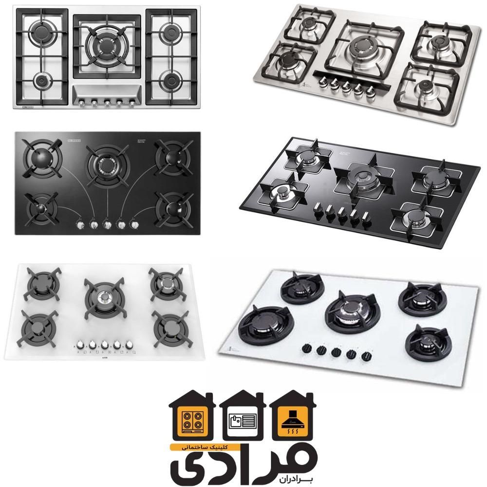 اجاق گاز صفحه شیشهای استیل ضدخش|اجاق گاز و لوازم برقی پختوپز|رشت, گیل|دیوار