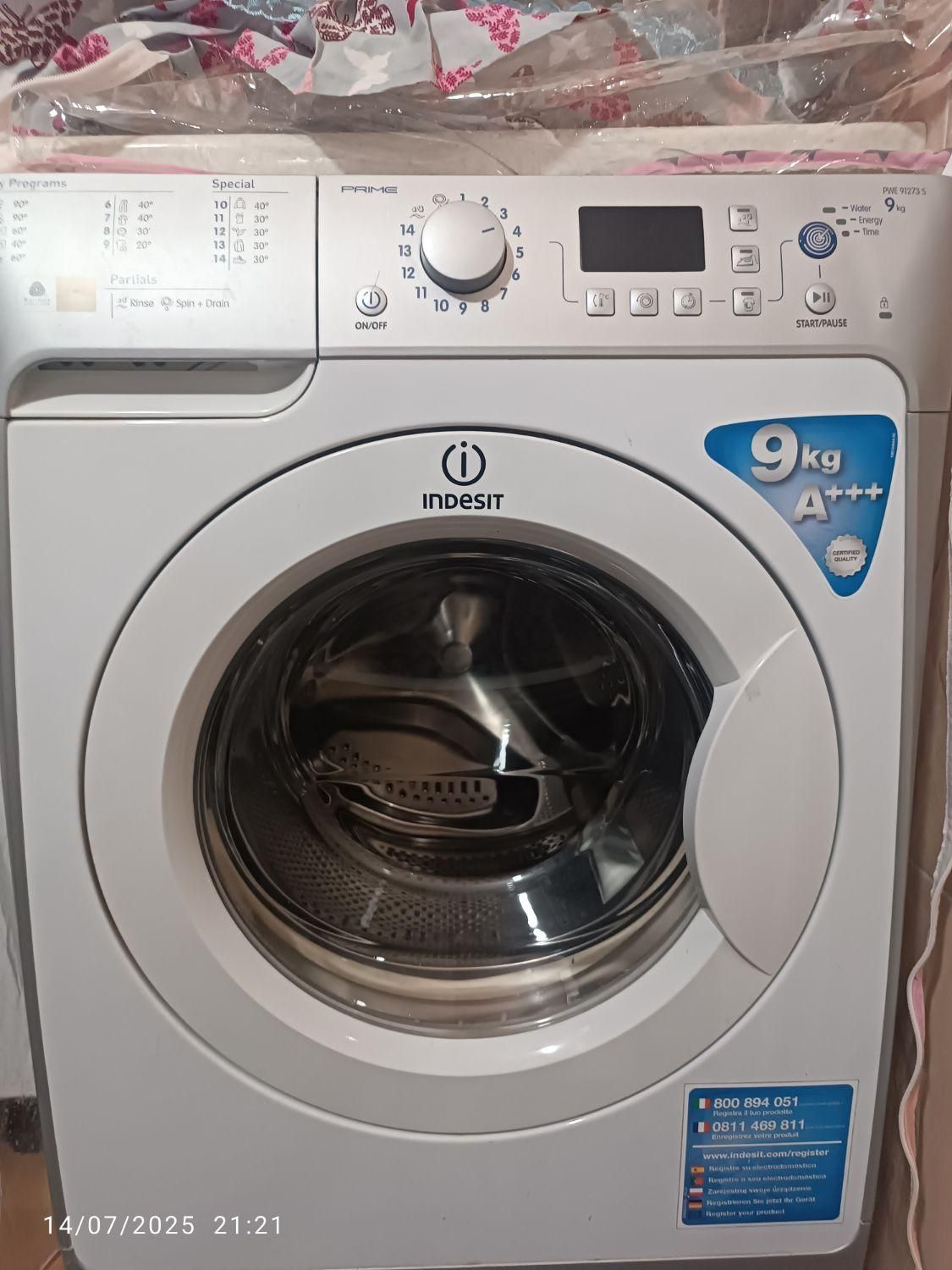 لباسشویی اندوزیت ایتالیایی|ماشین لباسشویی و خشککن لباس|اهواز, پردیس|دیوار