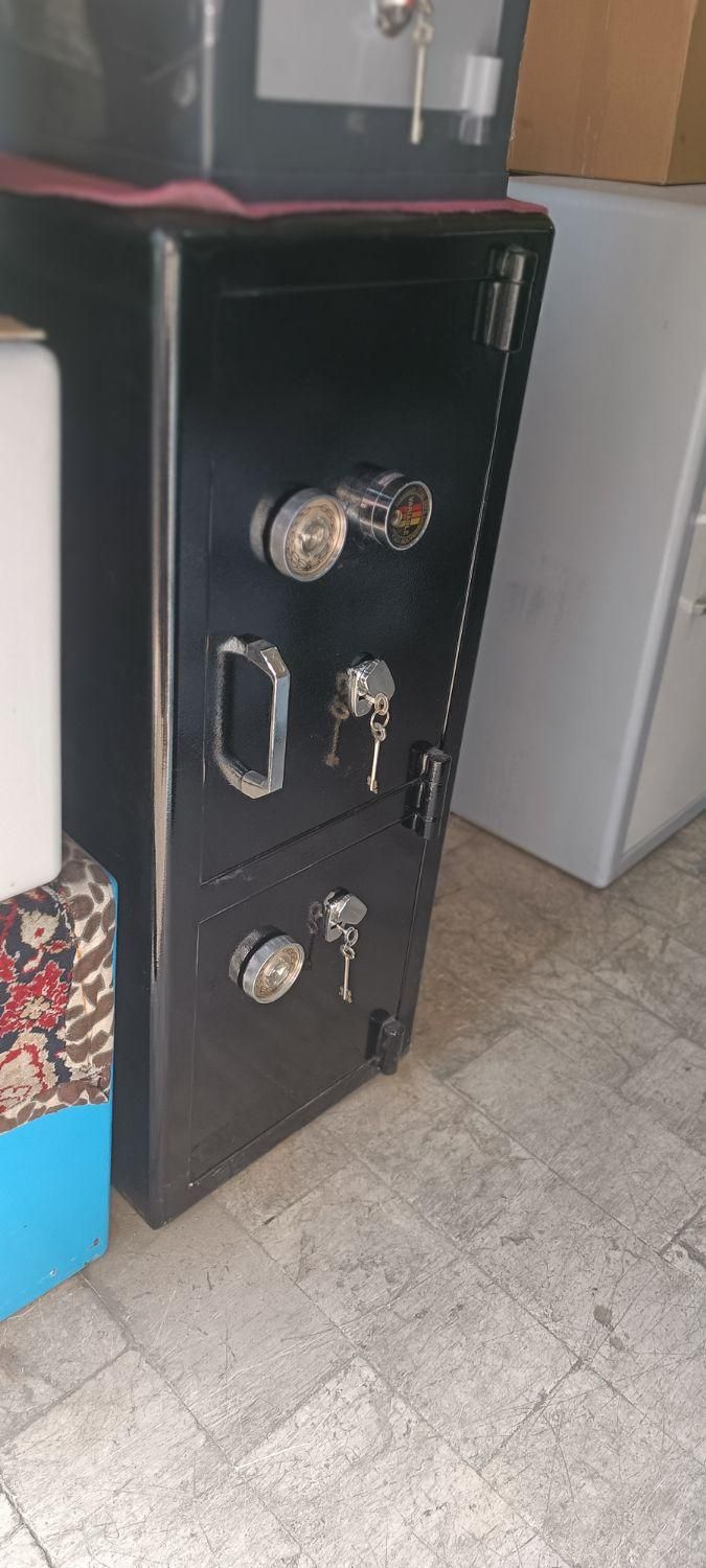 گاوصندوق مشکی گنج بان دو‌ درب و تک درب 550rk|ابزارآلات|تهران, نعمت‌آباد|دیوار