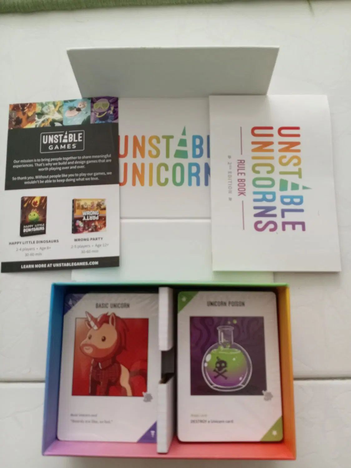 بازی کارتی Unstable Unicorns اورجینال|اسباب‌‌بازی|تهران, شادمان|دیوار