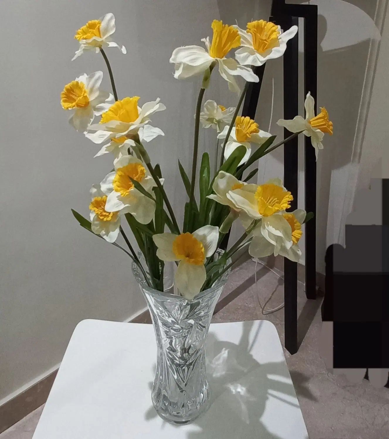گلدان کریستال تراش‌دار طرح خورشیدی  30cmبا جعبه|صنایع دستی و سایر لوازم تزئینی|تهران, پونک|دیوار