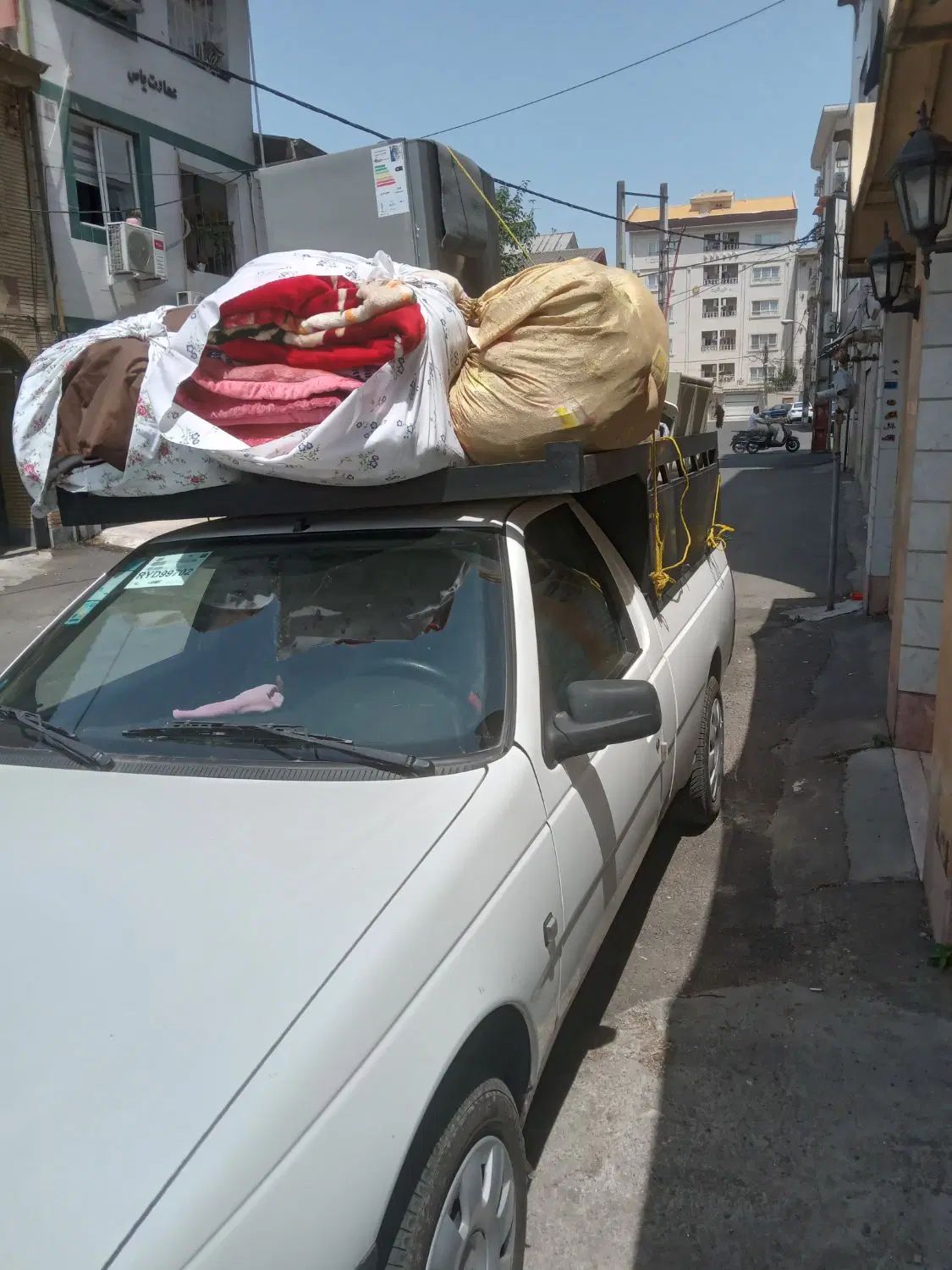 وانت اریسان باربری((شخصی))وانت تلفنی اسباب کشی حمل|خدمات حمل و نقل|رشت, جانبازان|دیوار