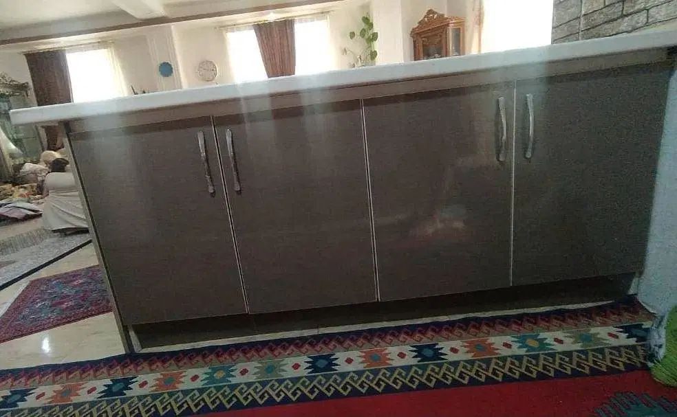 کابینت زمینی آماده درحد نو چوبی مشابه هایگلس|مصالح و تجهیزات ساختمان|رشت, چمارسرا|دیوار