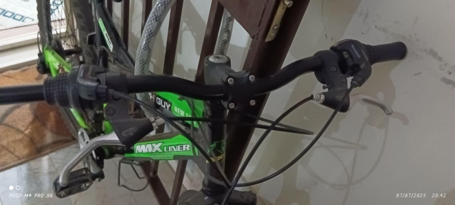 دوچرخه 26دنده ای Max liner|دوچرخه، اسکیت، اسکوتر|رباط‌کریم, |دیوار