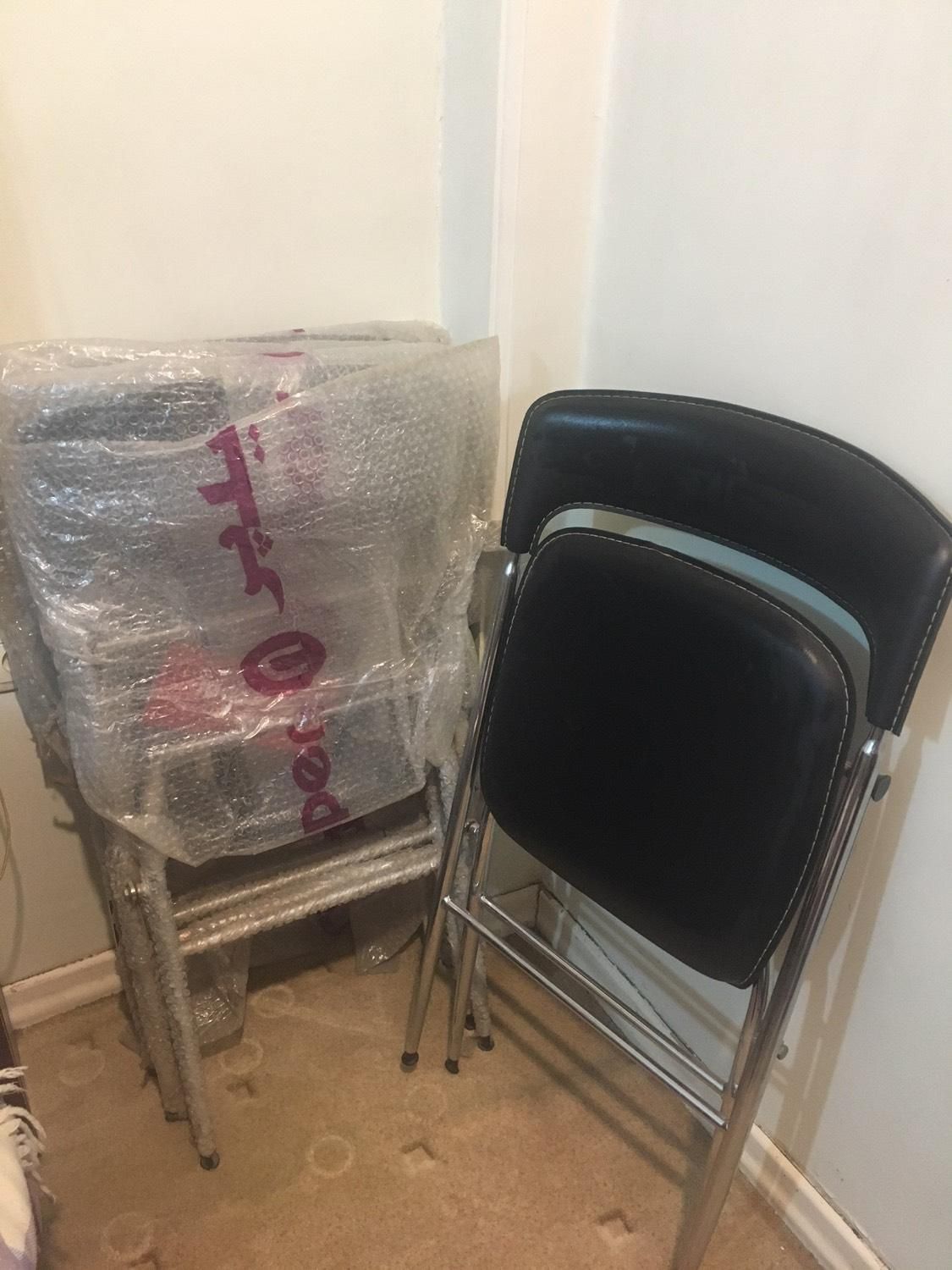 صندلی اصل چرم مشکی نیلپر|صندلی و نیمکت|تهران, گلستان (شهرک راه آهن)|دیوار