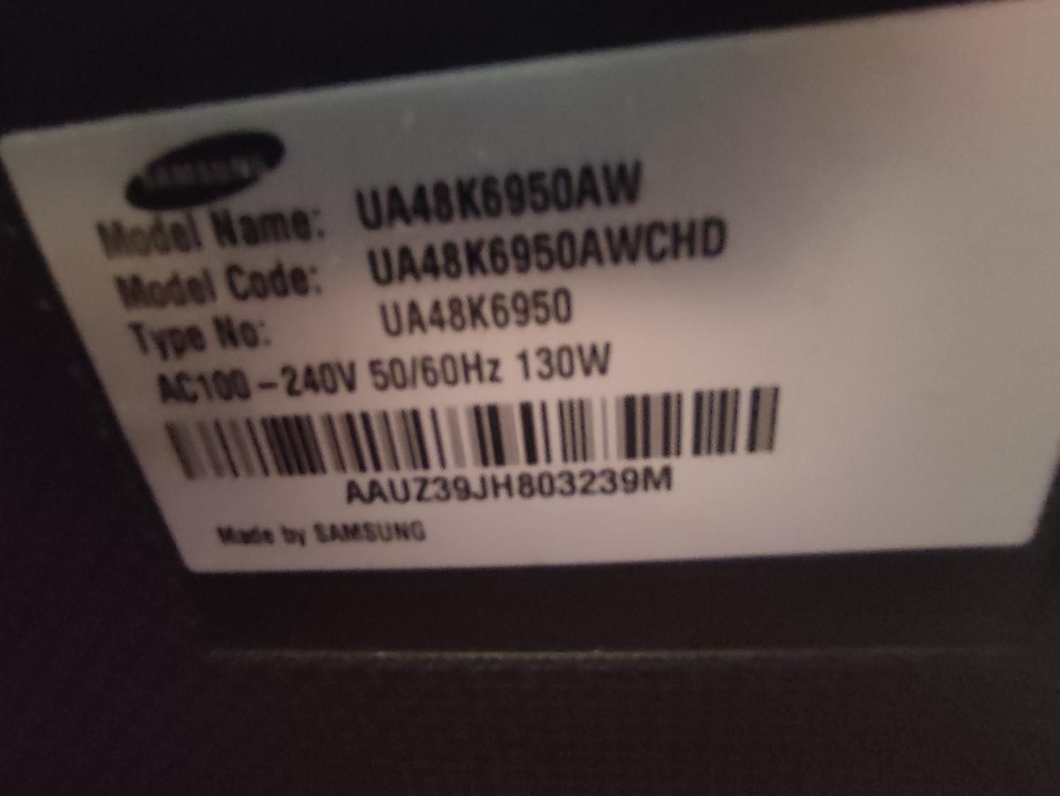 تلویزیون سامسونگ|تلویزیون و پروژکتور|رشت, کوی جام جم|دیوار