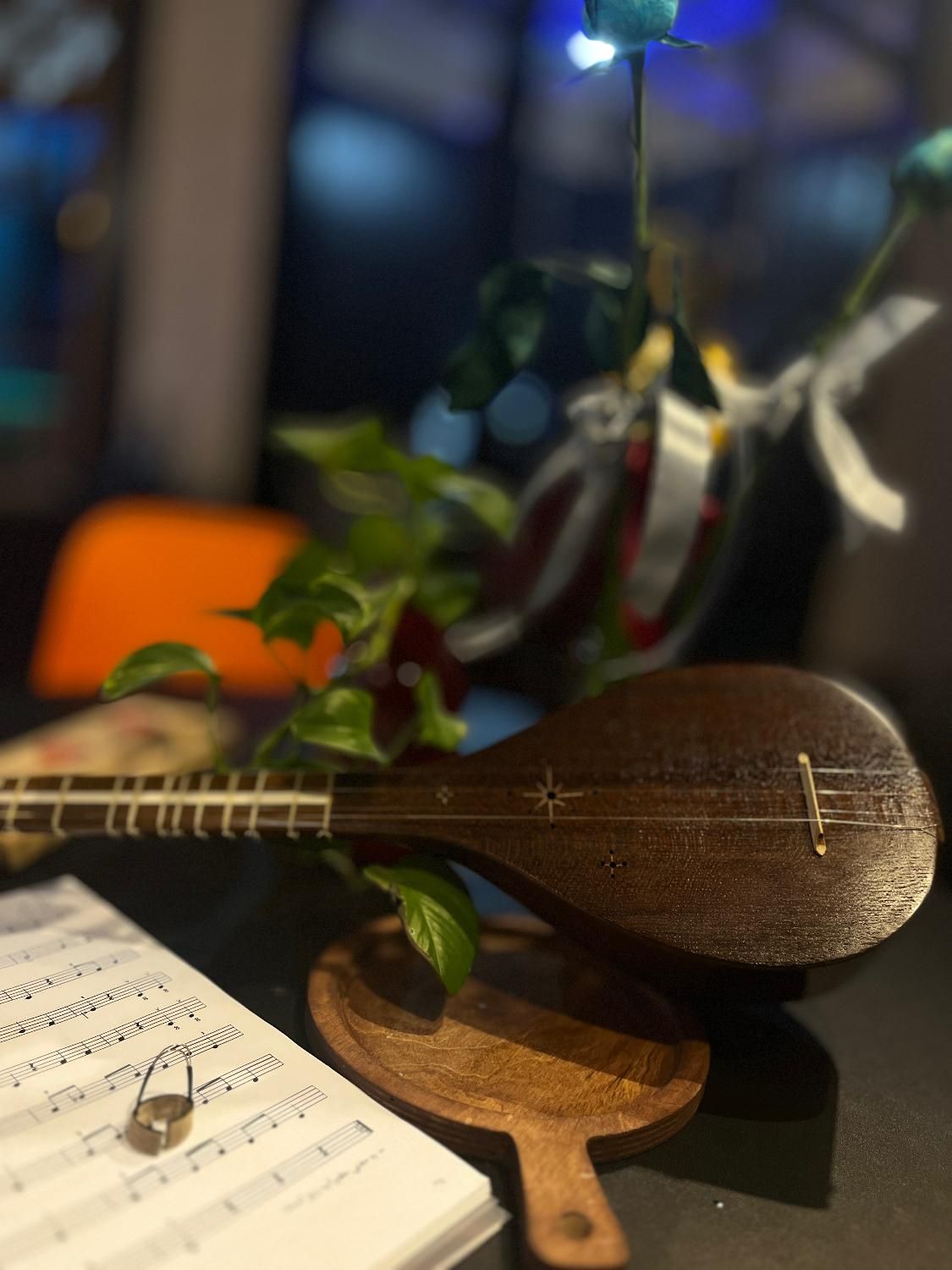 سه تار|سازهای سنتی|آباده, |دیوار