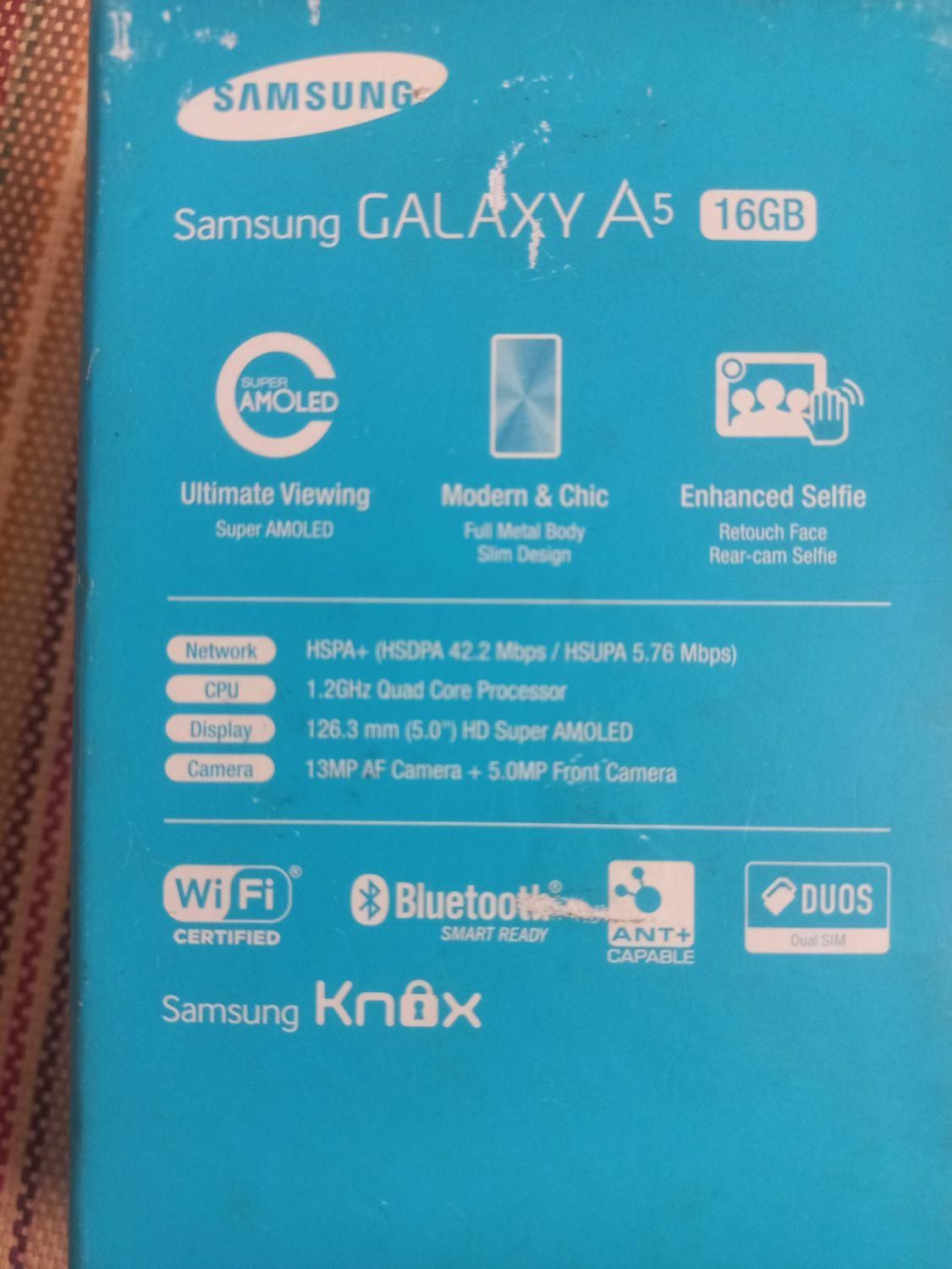 گوشی Samsung galaxy A5|موبایل|تهران, سیدخندان|دیوار