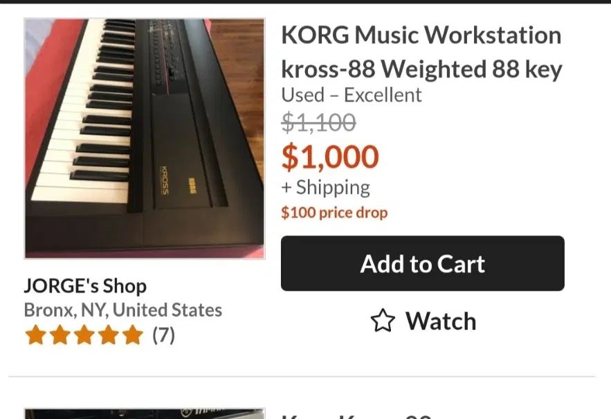 korg kross 88 key سینتی سایزر ورک استیشن کرگ|پیانو، کیبورد، آکاردئون|تهران, نیروی هوایی (پیروزی)|دیوار