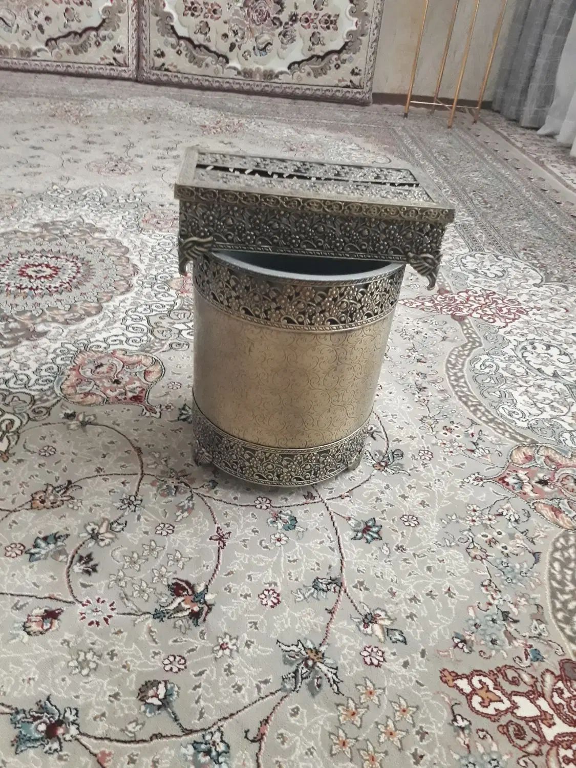 سطل اشغال همراه باجادستمال کاغذی|صنایع دستی و سایر لوازم تزئینی|کرمانشاه, |دیوار