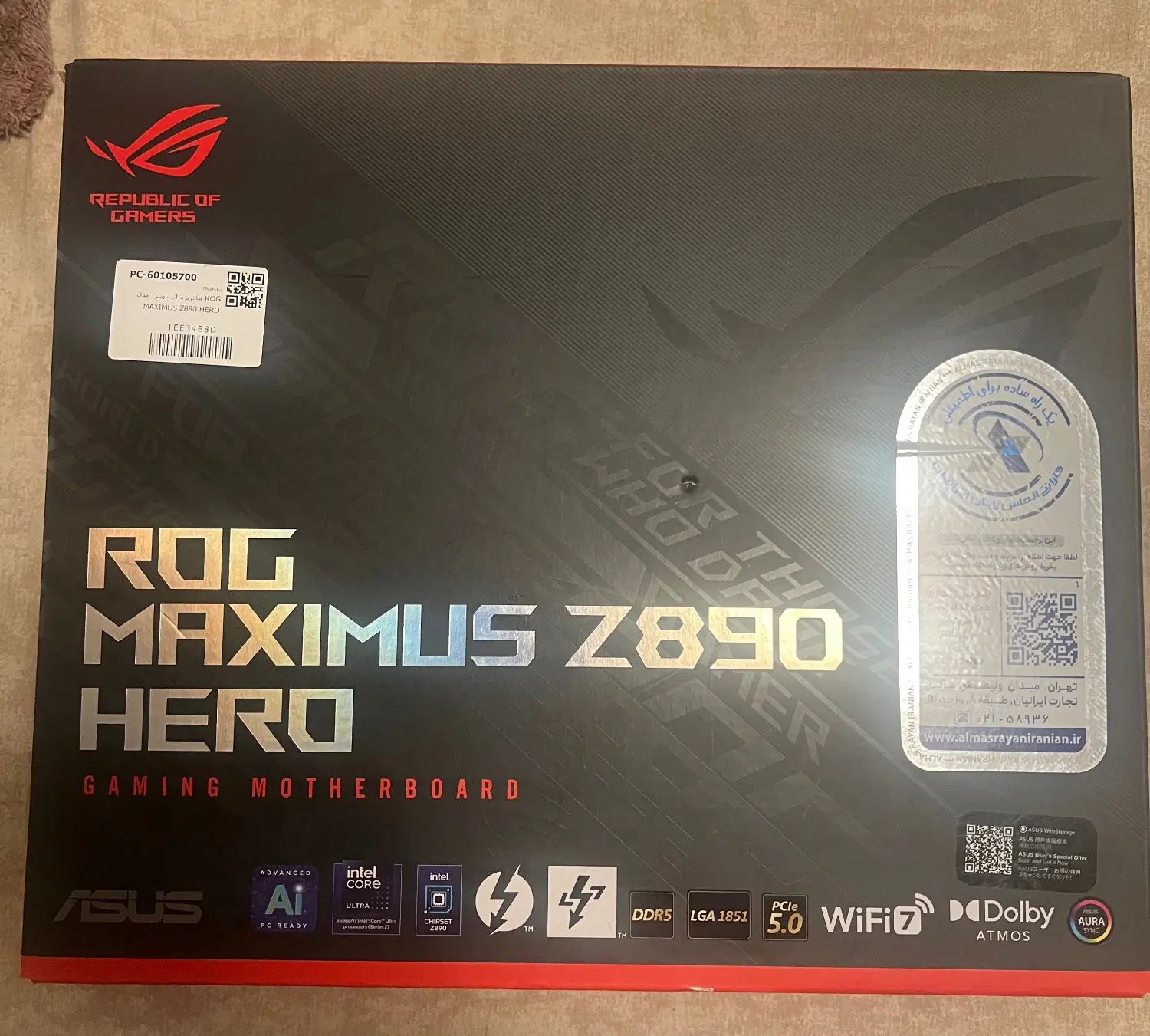 مادر برد asus z890 maximus hero پلمپ|قطعات و لوازم جانبی رایانه|تهران, اکباتان|دیوار