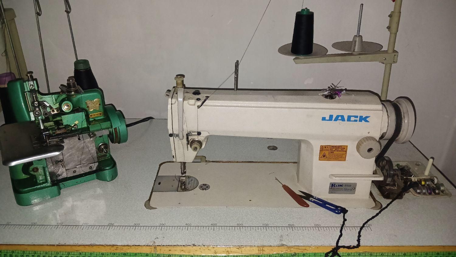 چرخ جک راسته دوز و سر دوز پروانه هر دو درحد نو|چرخ خیاطی و ریسندگی|اهواز, کوی مهدیس|دیوار